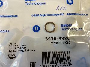 rondelle d'étanchéité de raccord de tête hydraulique LUCAS 5936-332C